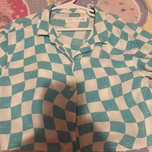 Zara. Girls size 7.  Two piece blouse